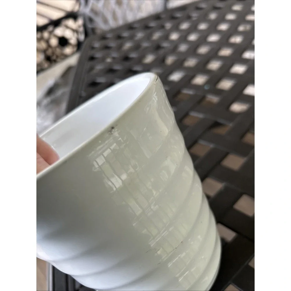 White 5.5 Made‎ Germany Ceramic Vase Planter
